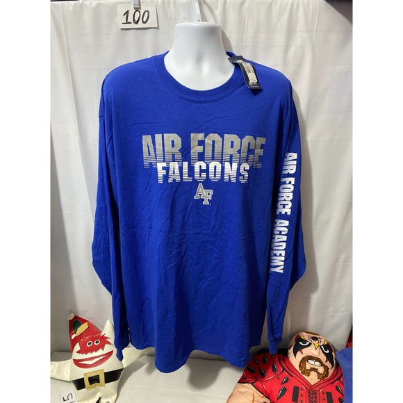 NWT United States Air Force Falcons NCAA~ Gear for Sports T Shirt Adult XXL Blue - Picture 7 of 10